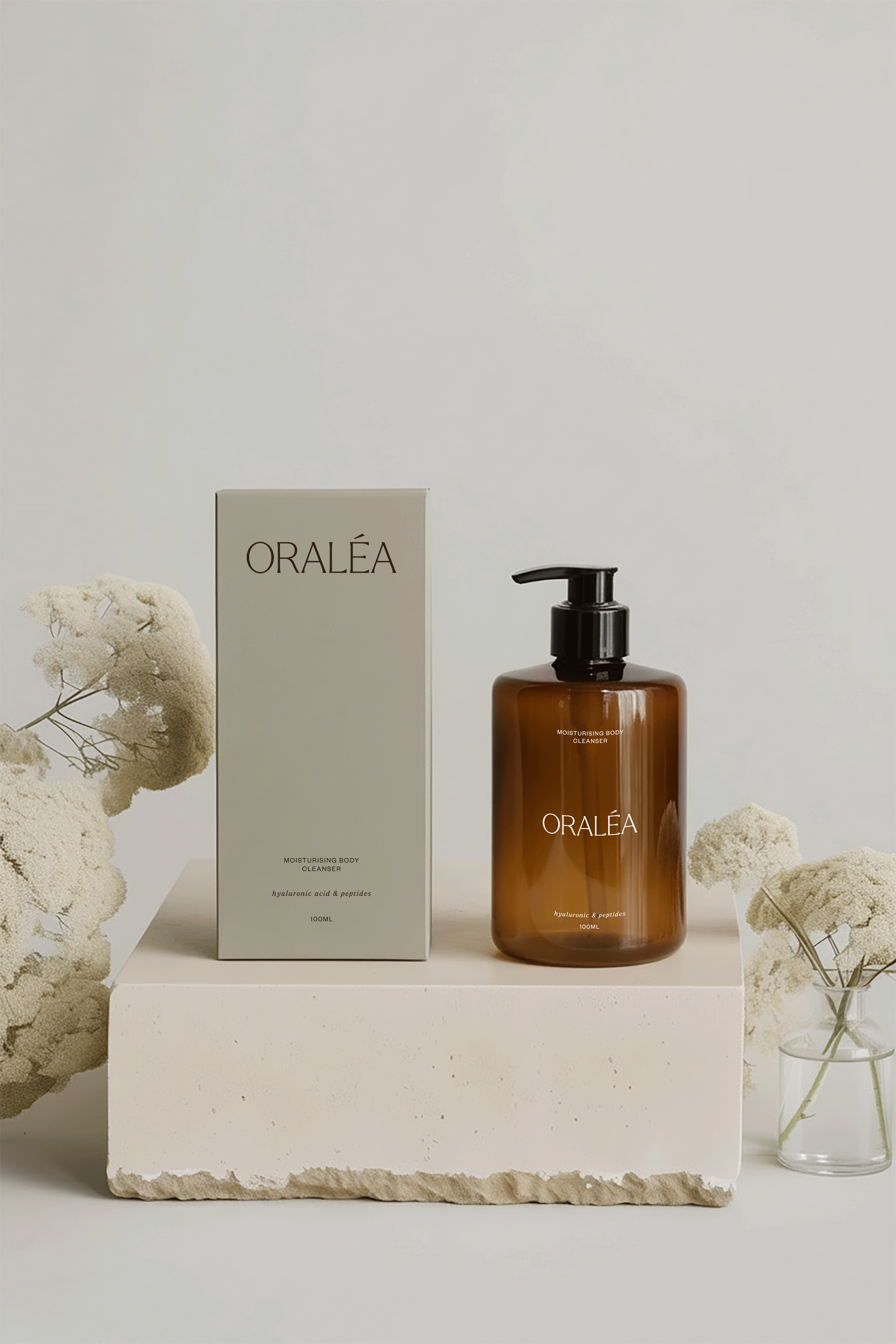 Neutral Cosmetic Bottle Mockup - Digital Asset Co