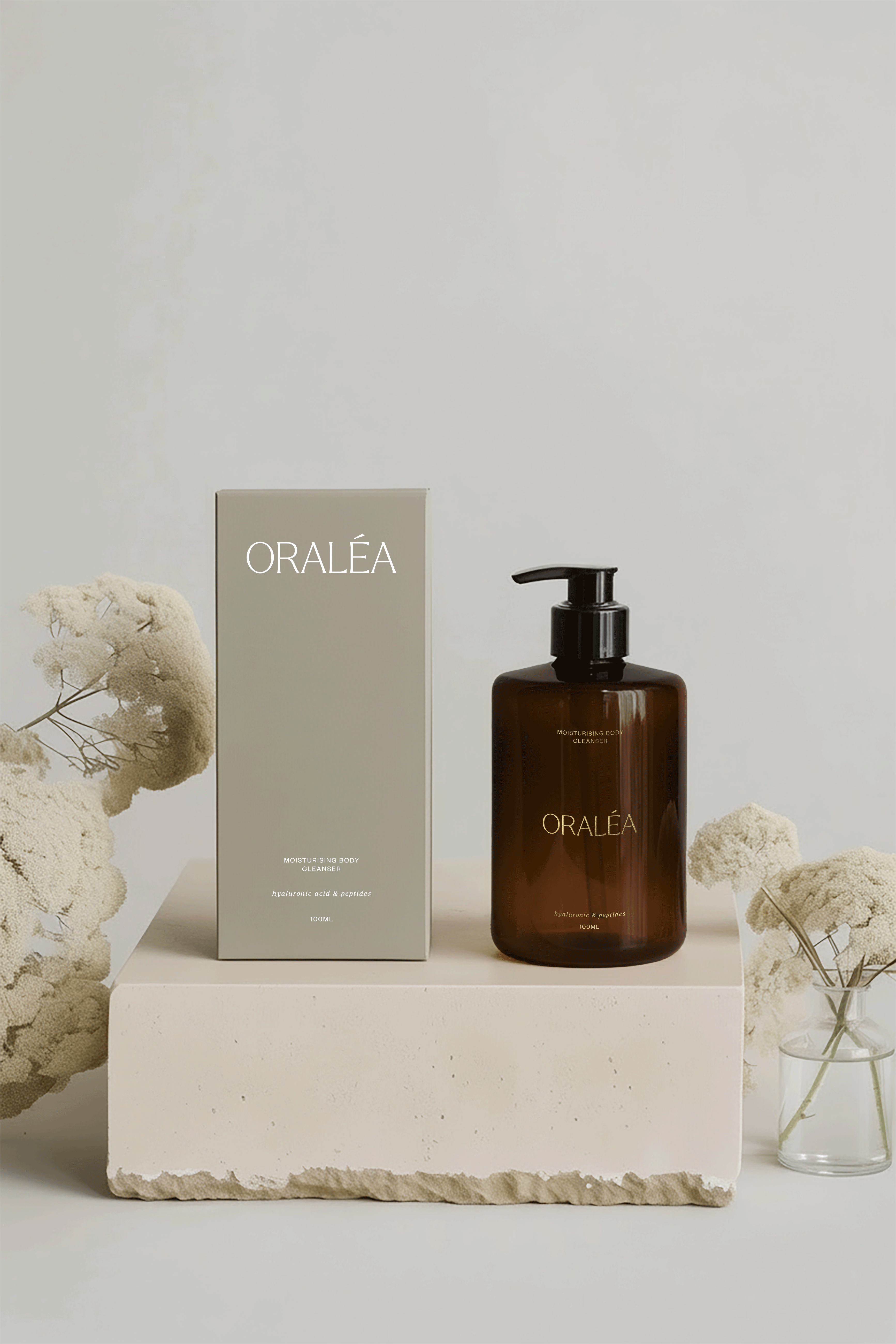 Neutral Cosmetic Bottle Mockup - Digital Asset Co