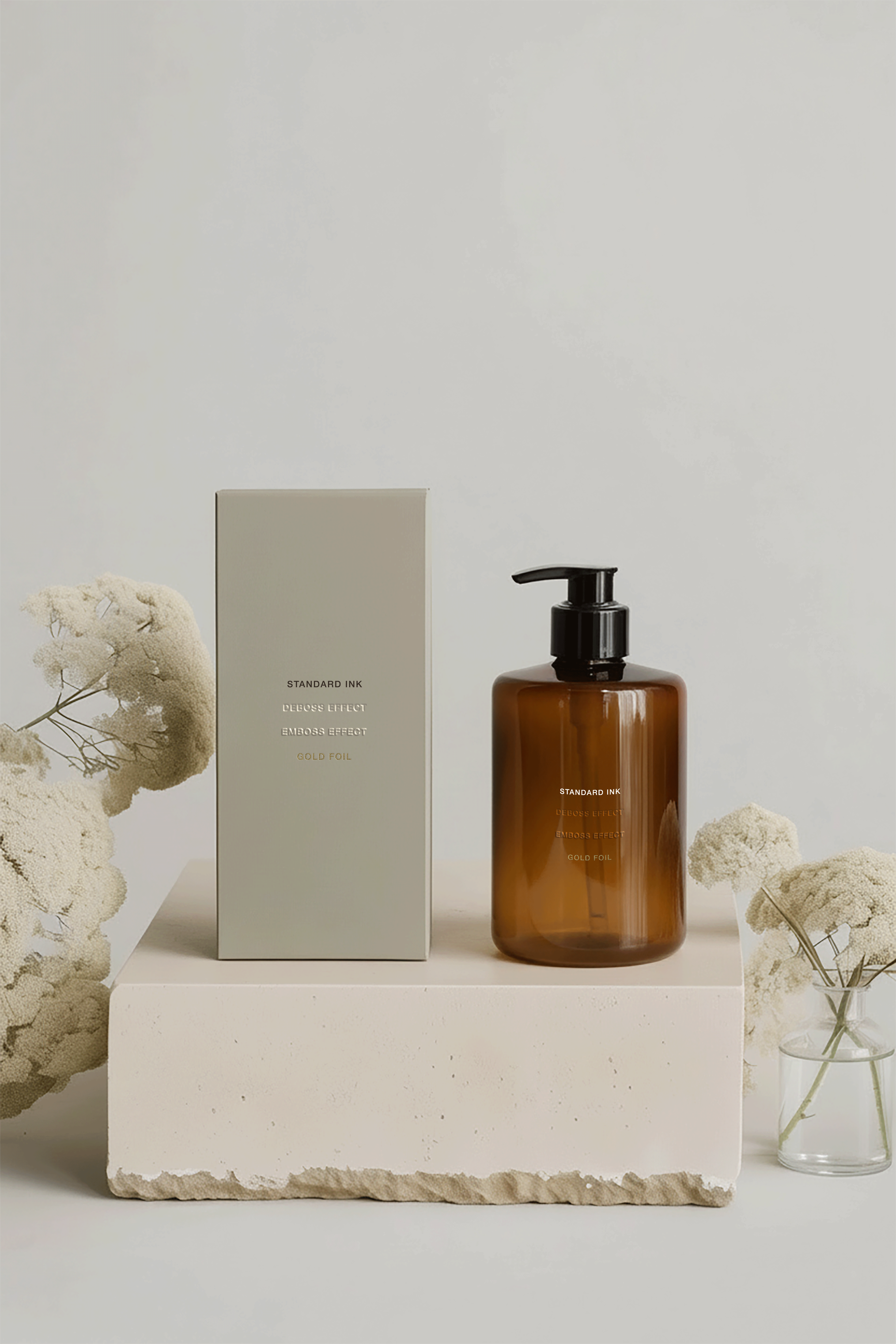 Neutral Cosmetic Bottle Mockup - Digital Asset Co