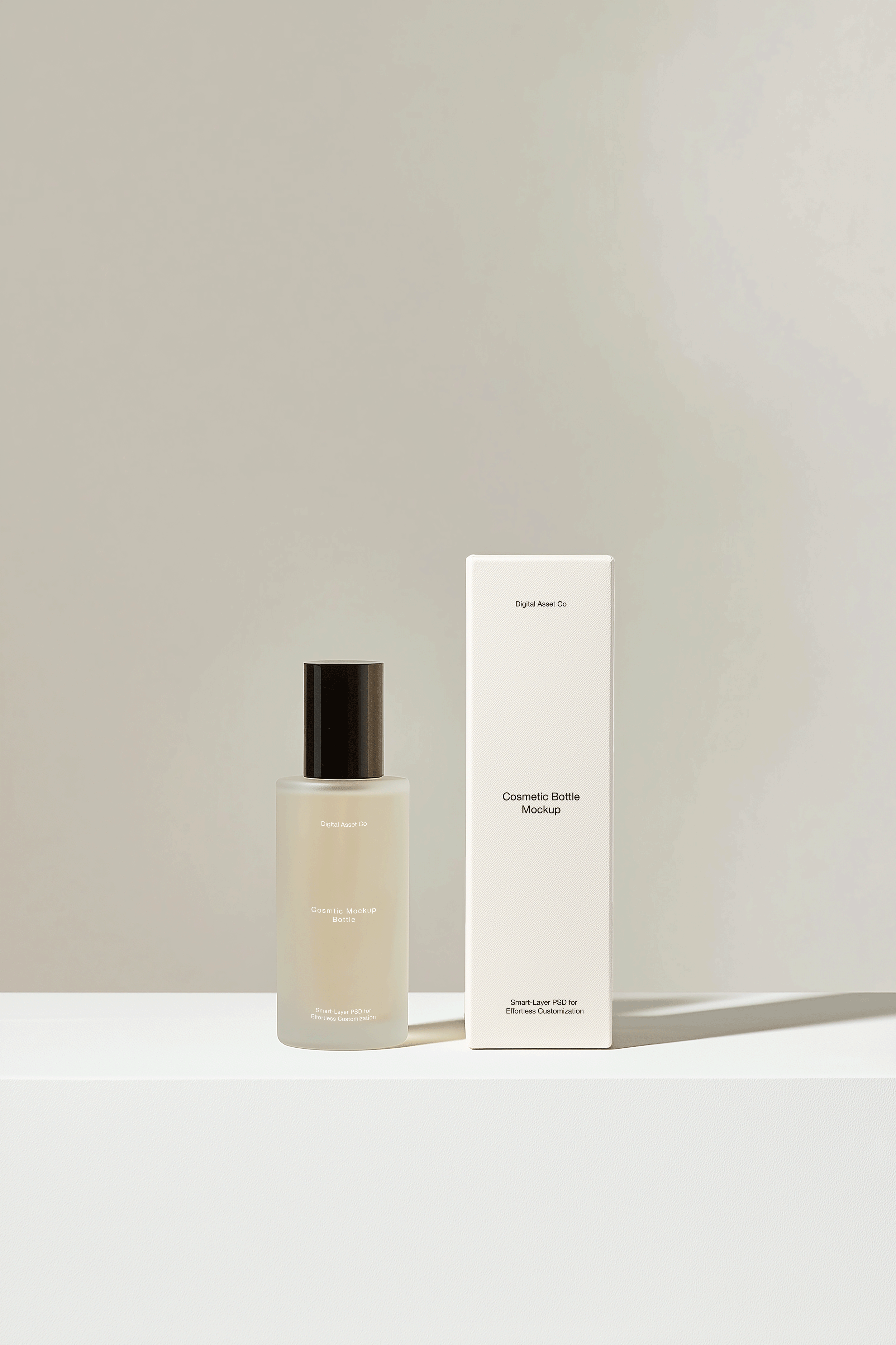 Luxury Cosmetic Bottle Mockup - Digital Asset Co