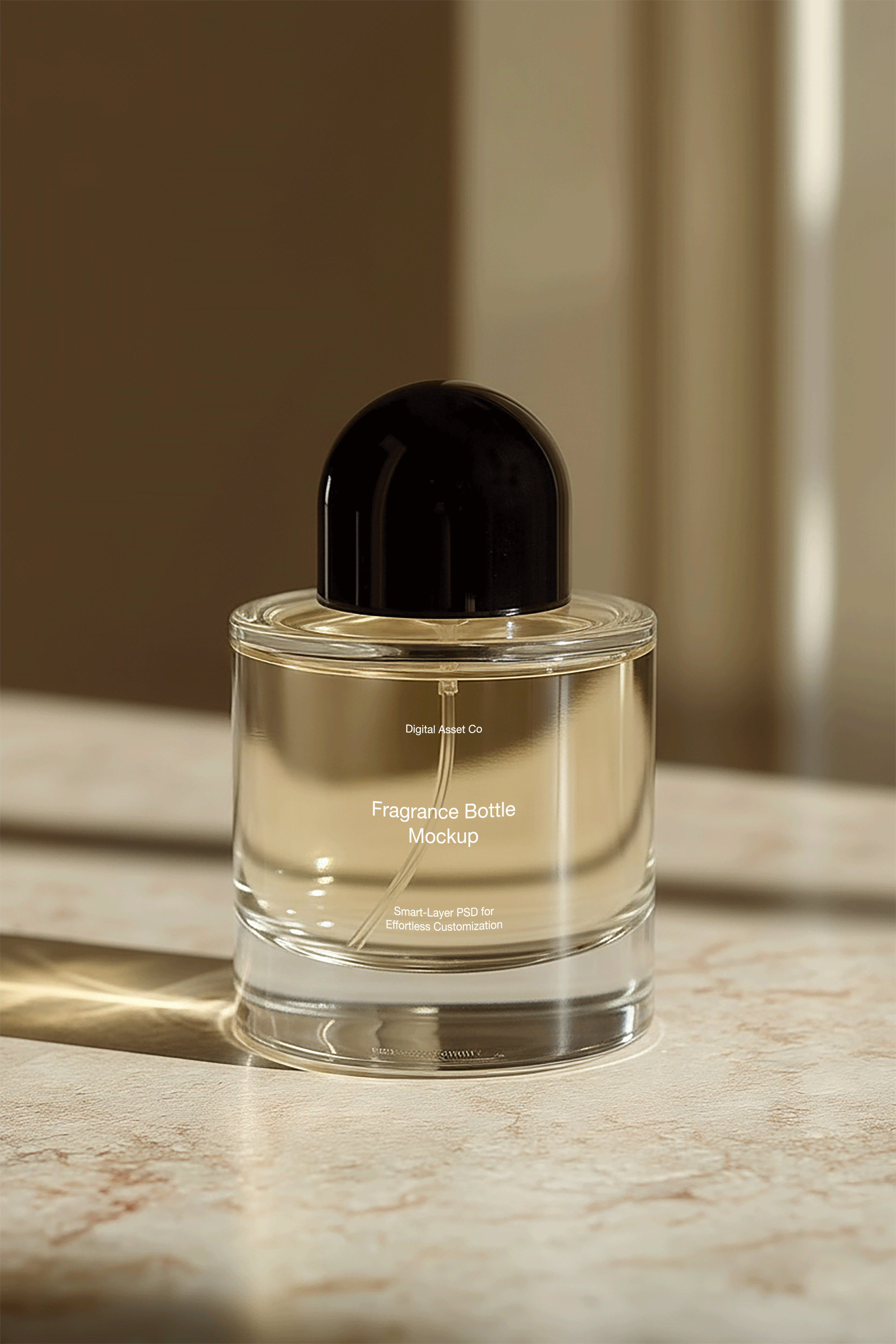 Luxury Fragrance Bottle Mockup - Digital Asset Co