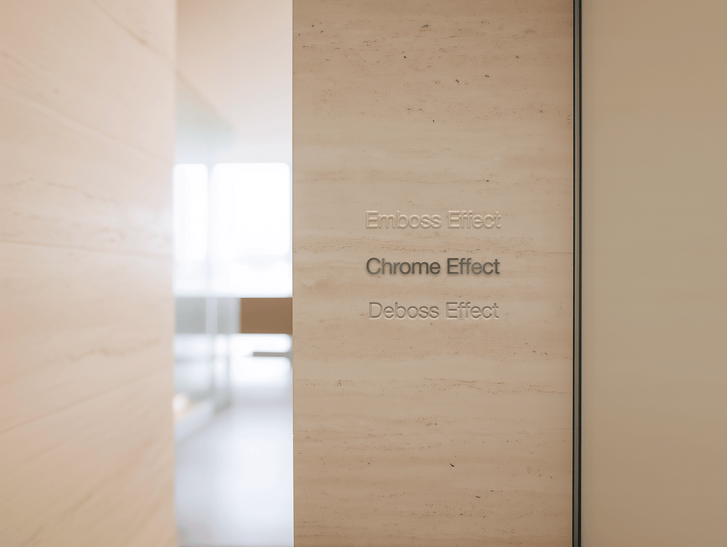 Interior Wall Logo Mockup