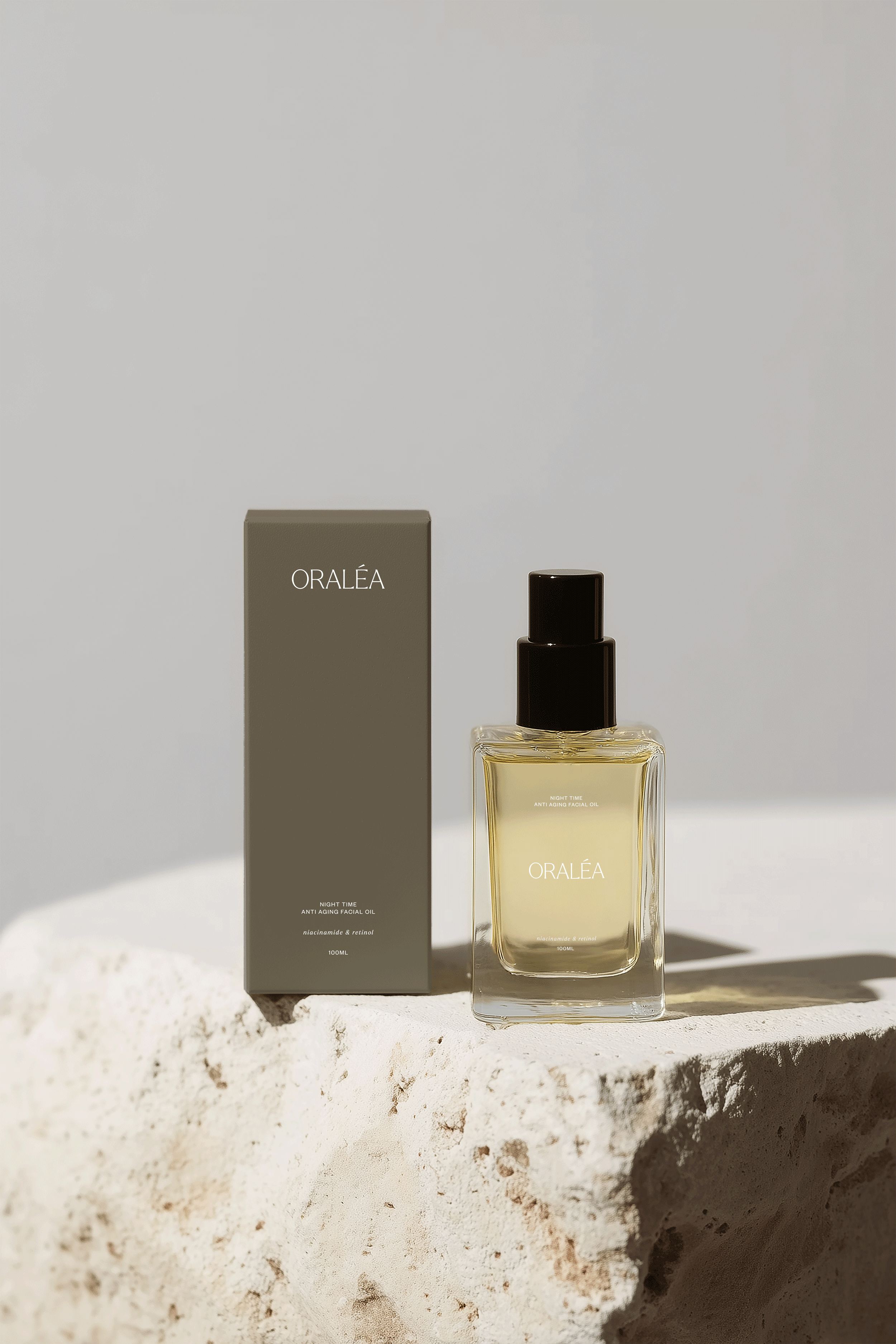 Stone Cosmetic Bottle Mockup - Digital Asset Co