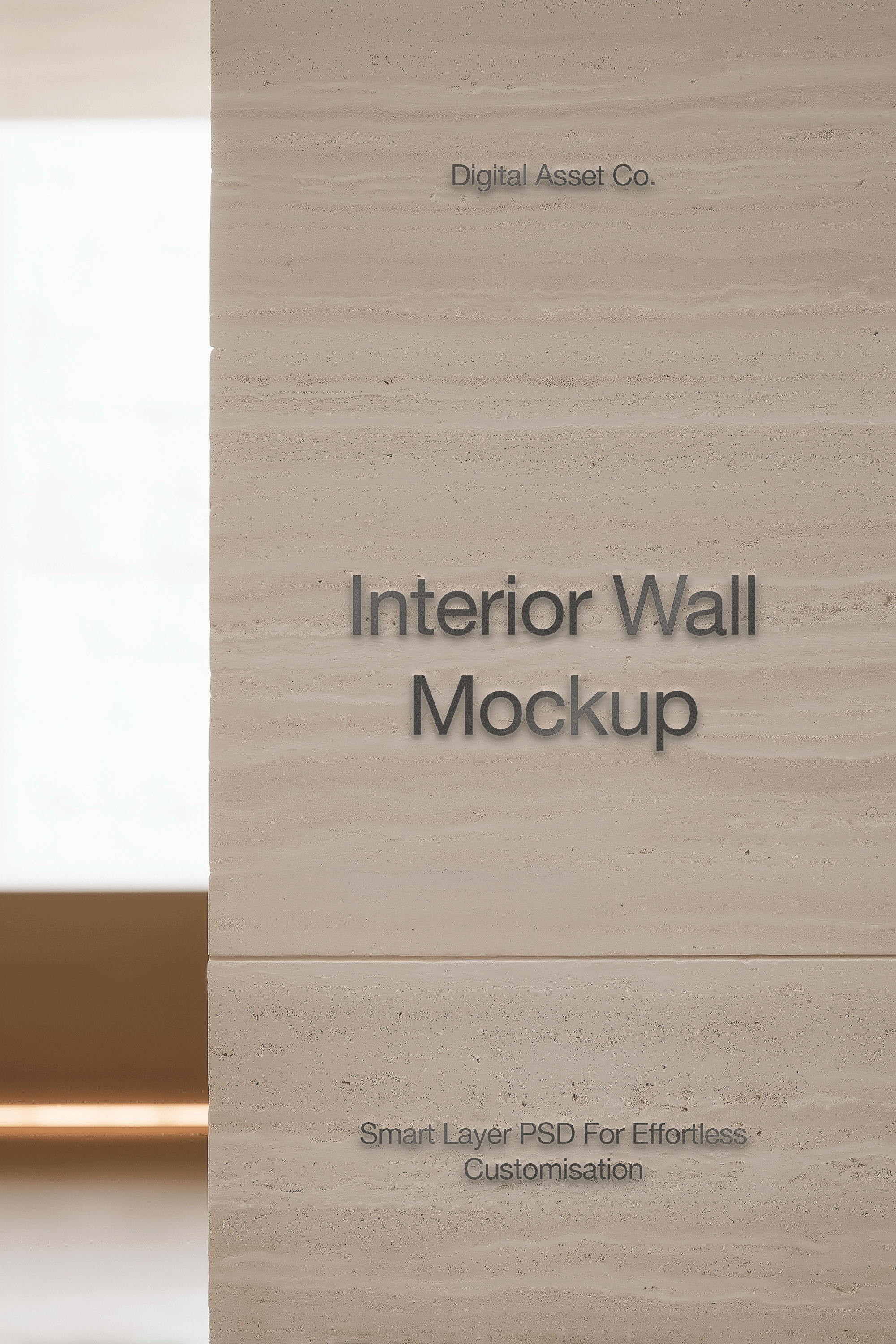 Office Wall Logo Mockup