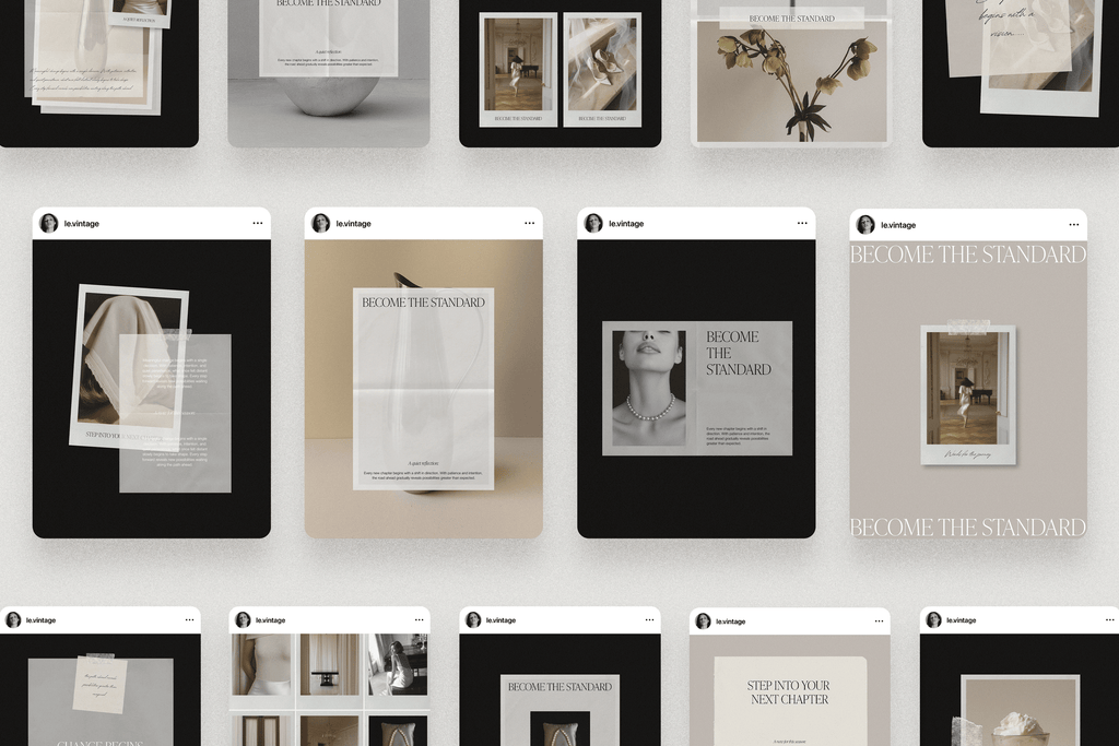 Vintage Atelier Social Media Kit
